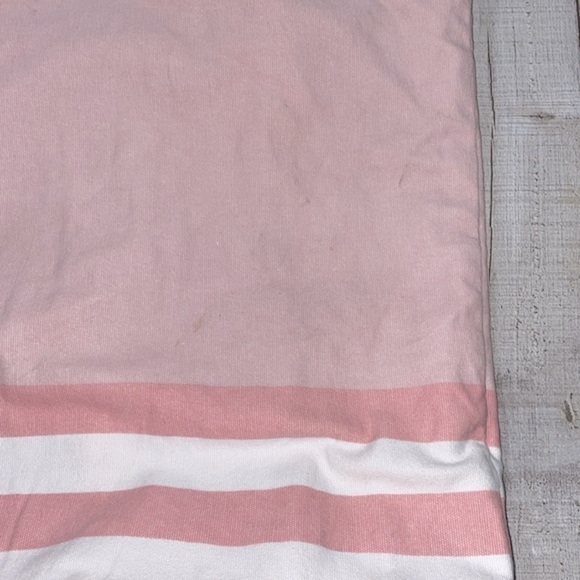 Victorias Secret drawstring backpack pink half moon striped - Picture 8 of 10